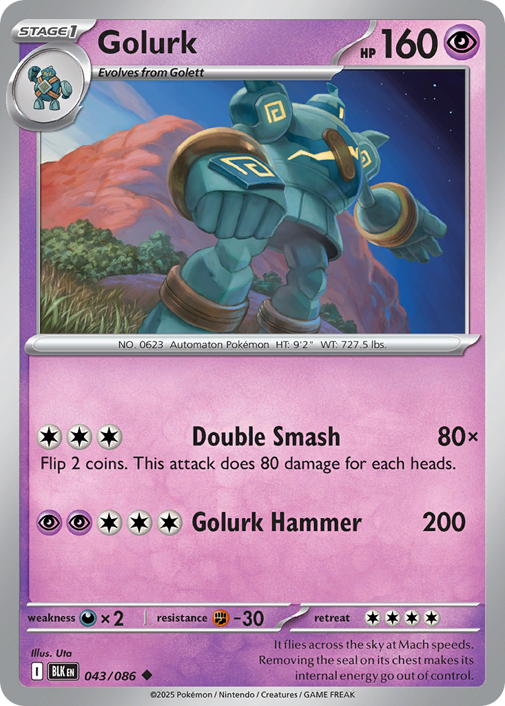 Golurk (43/86) - Black Bolt (BLK)