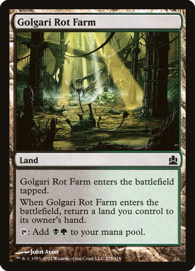 Golgari Rot Farm (275) - Commander 2011 (CMD)