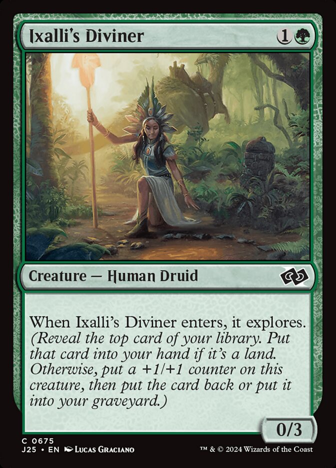 Ixalli's Diviner (675) - Foundations Jumpstart (J25)