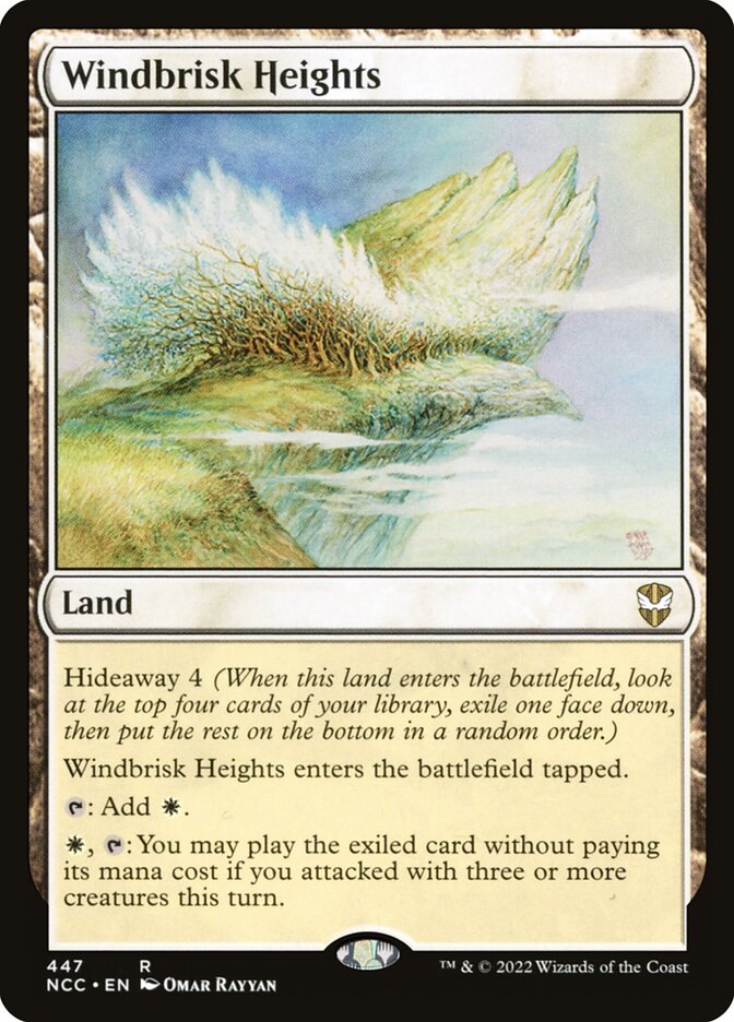 Windbrisk Heights (447) - New Capenna Commander (NCC)