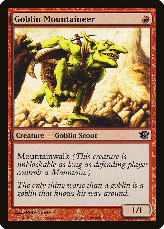 Goblin Mountaineer (193) - Ninth Edition (9ED)