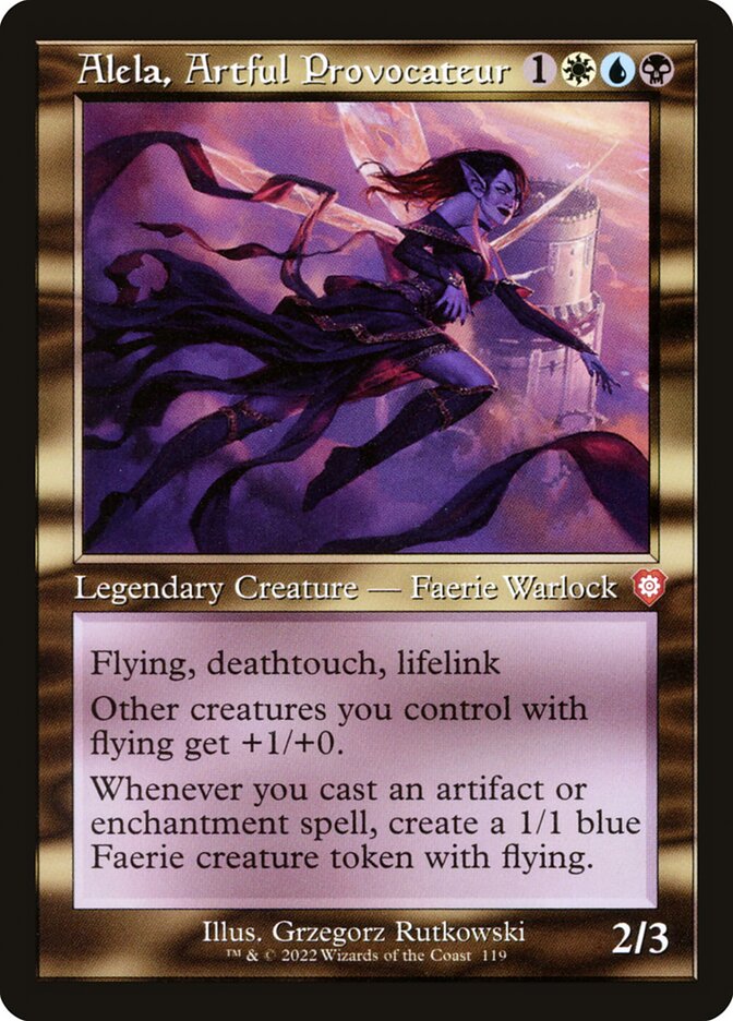 Alela, Artful Provocateur (119) - The Brothers' War Commander (BRC)