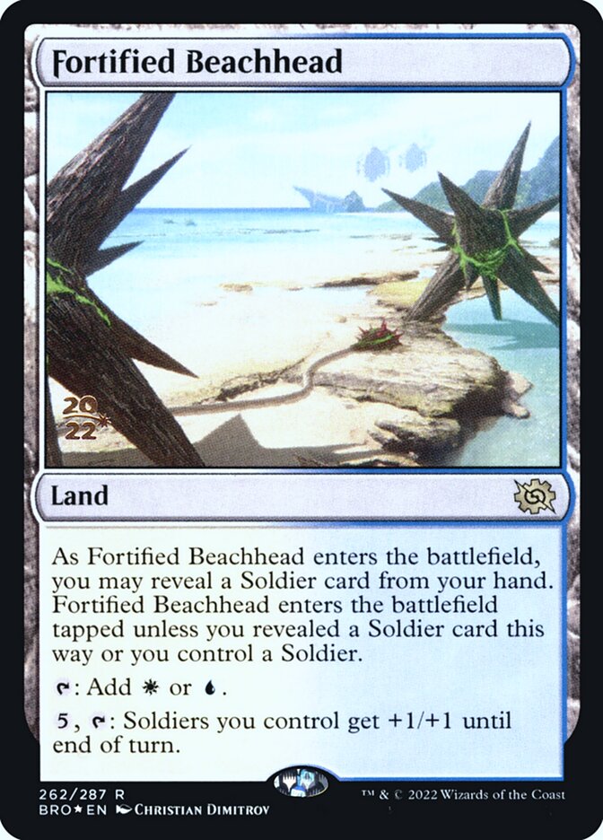 Fortified Beachhead (262s) - The Brothers' War Promos (PBRO)