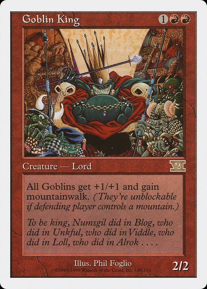 Goblin King (185) - Classic Sixth Edition (6ED)