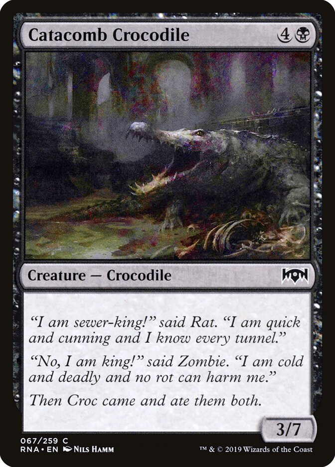 Catacomb Crocodile (67) - Ravnica Allegiance (RNA)
