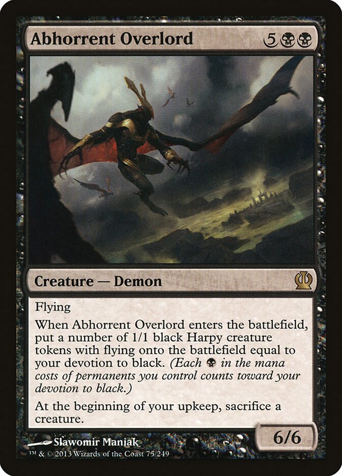 Abhorrent Overlord (75) - Theros (THS)