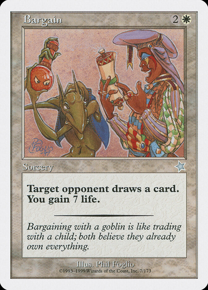 Bargain (7) - Starter 1999 (S99)