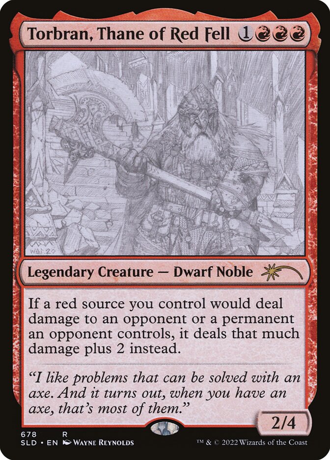 Torbran, Thane of Red Fell (678) - Secret Lair Drop (SLD)