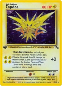 Zapdos (15) - Fossil (FO)