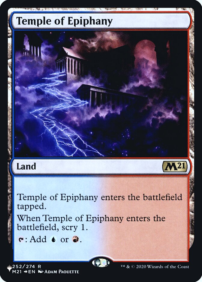 Temple of Epiphany (M21-252) - The List (PLST)