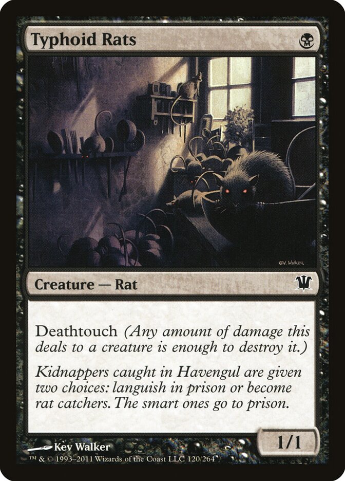 Typhoid Rats (120) - Innistrad (ISD)