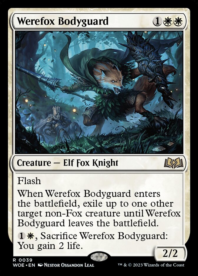 Werefox Bodyguard (39) - Wilds of Eldraine (WOE)