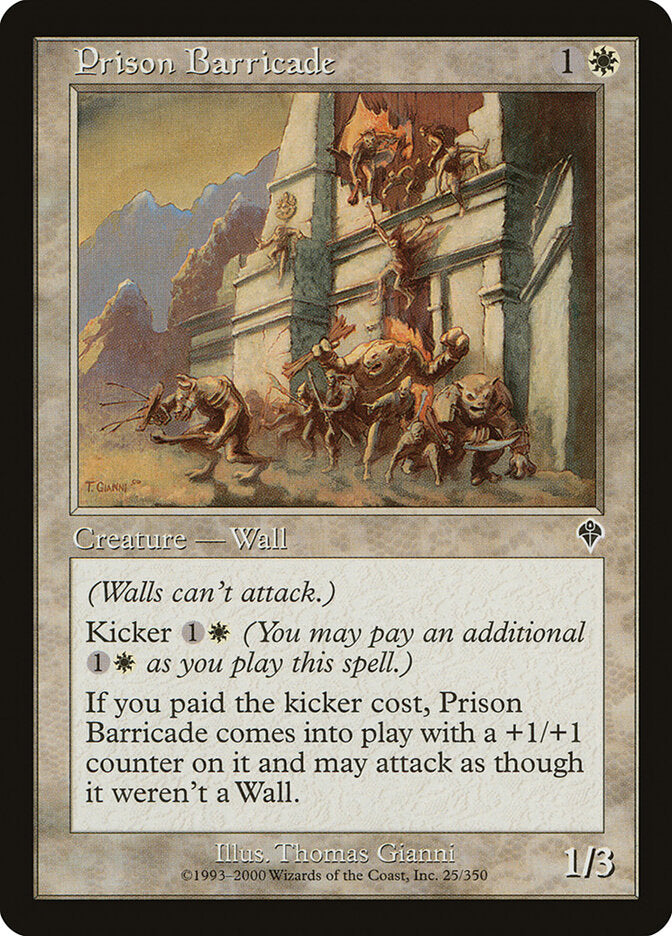 Prison Barricade (25) - Invasion (INV)