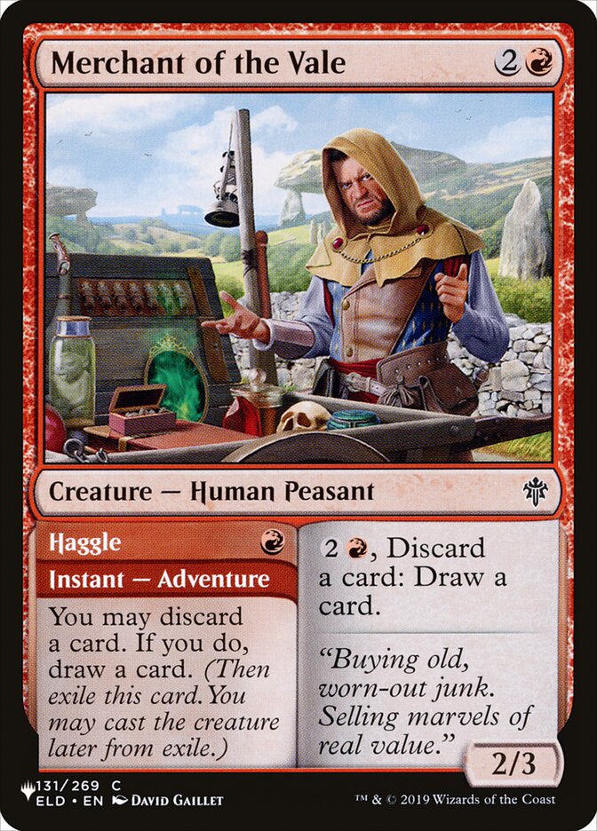Merchant of the Vale // Haggle (ELD-131) - The List (PLST)