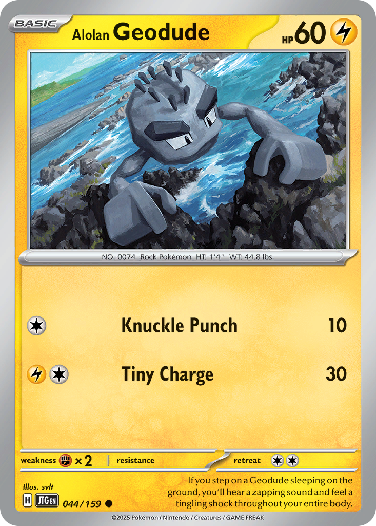 Alolan Geodude (44/159) - Journey Together (JTG)