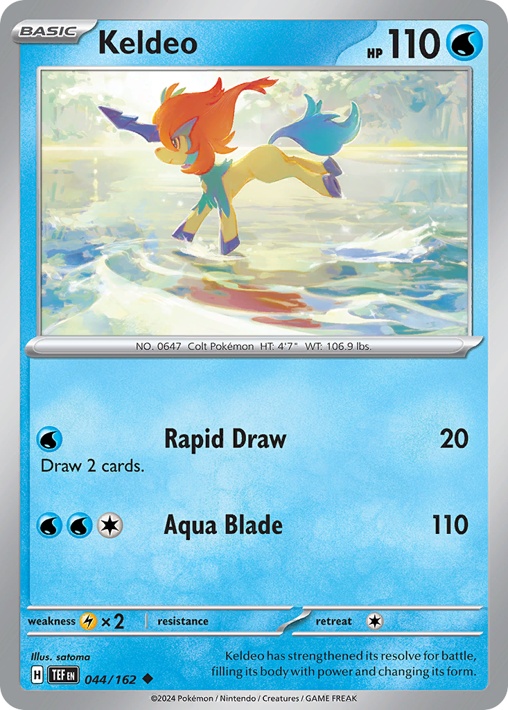 Keldeo (44/162) - Temporal Forces (TEF)