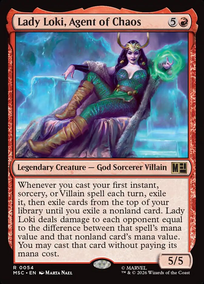Lady Loki, Agent of Chaos (54) - Marvel Super Heroes Commander (MSC)