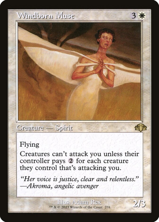 Windborn Muse (278) - Dominaria Remastered (DMR)