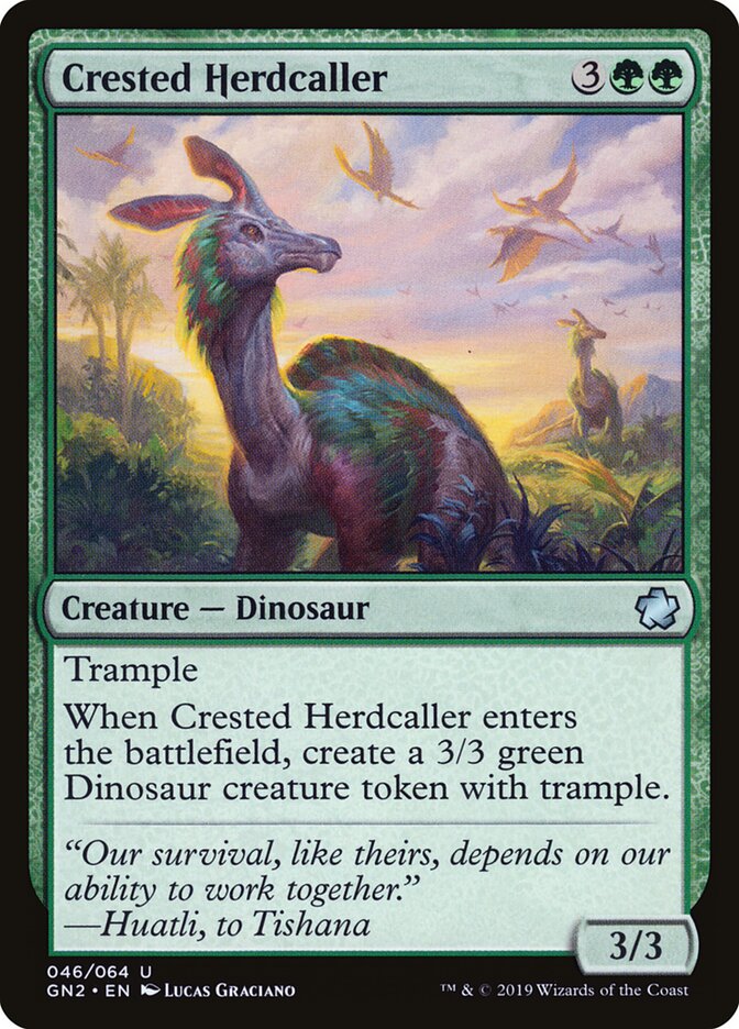 Crested Herdcaller (46) - Game Night 2019 (GN2)