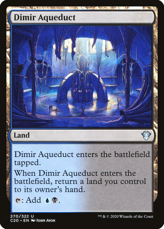 Dimir Aqueduct (270) - Commander 2020 (C20)