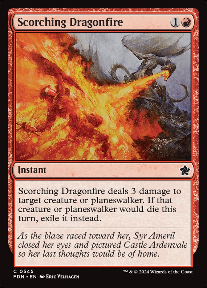 Scorching Dragonfire (545) - Foundations (FDN)