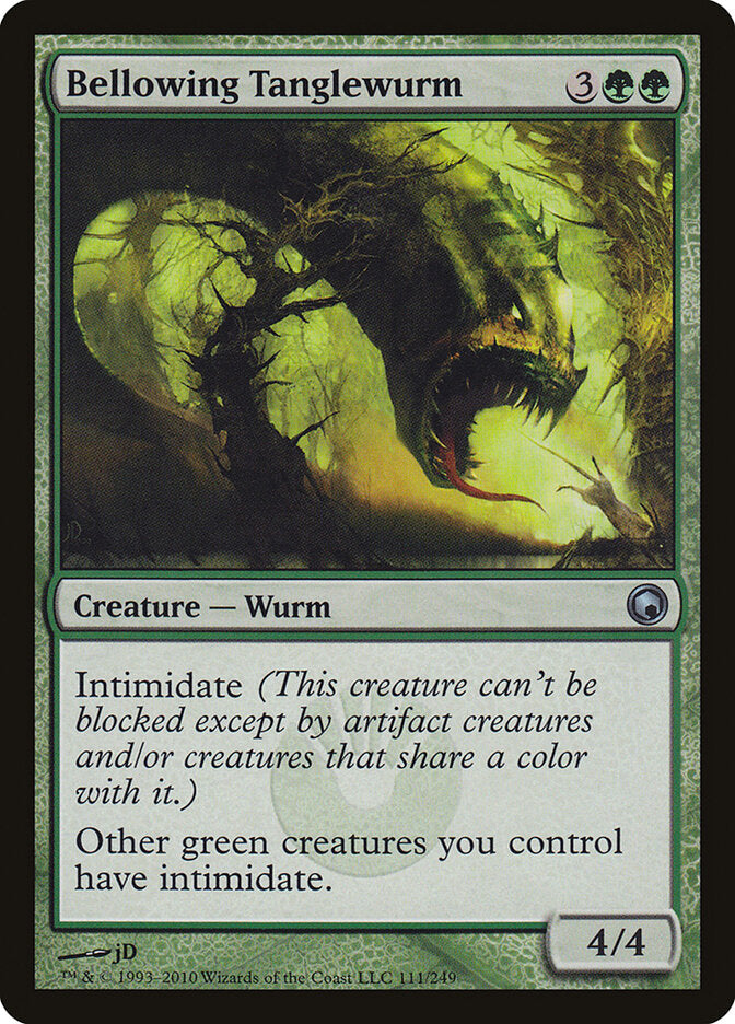 Bellowing Tanglewurm (111) - Scars of Mirrodin (SOM)