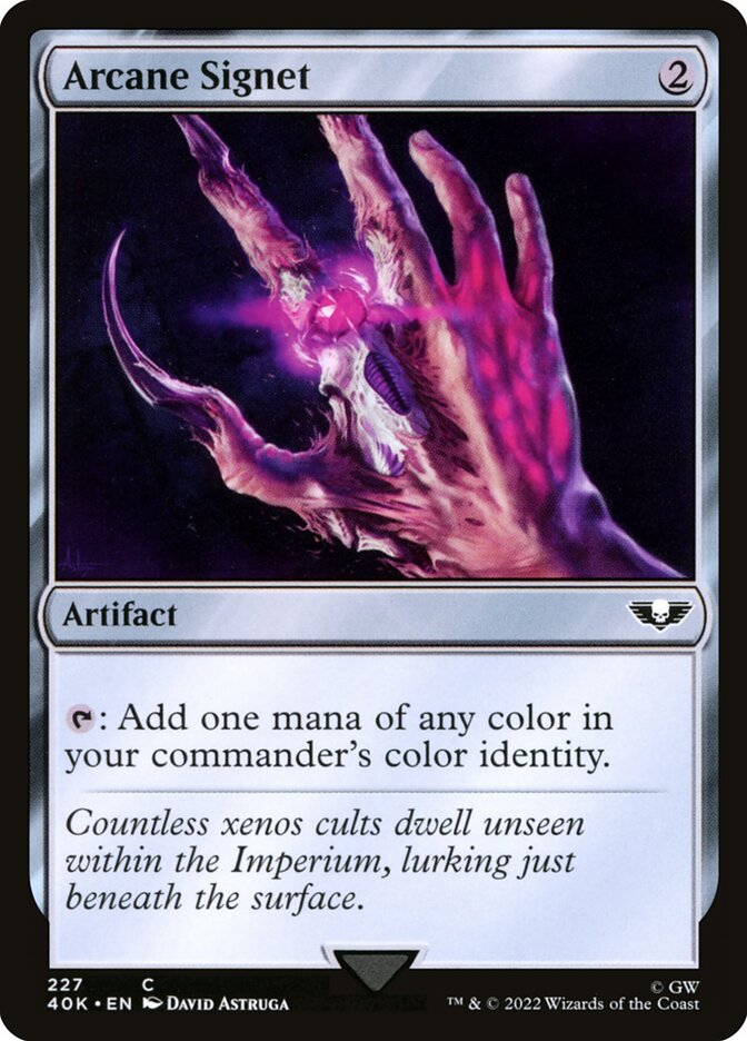 Arcane Signet (227) - Warhammer 40,000 Commander (40K)