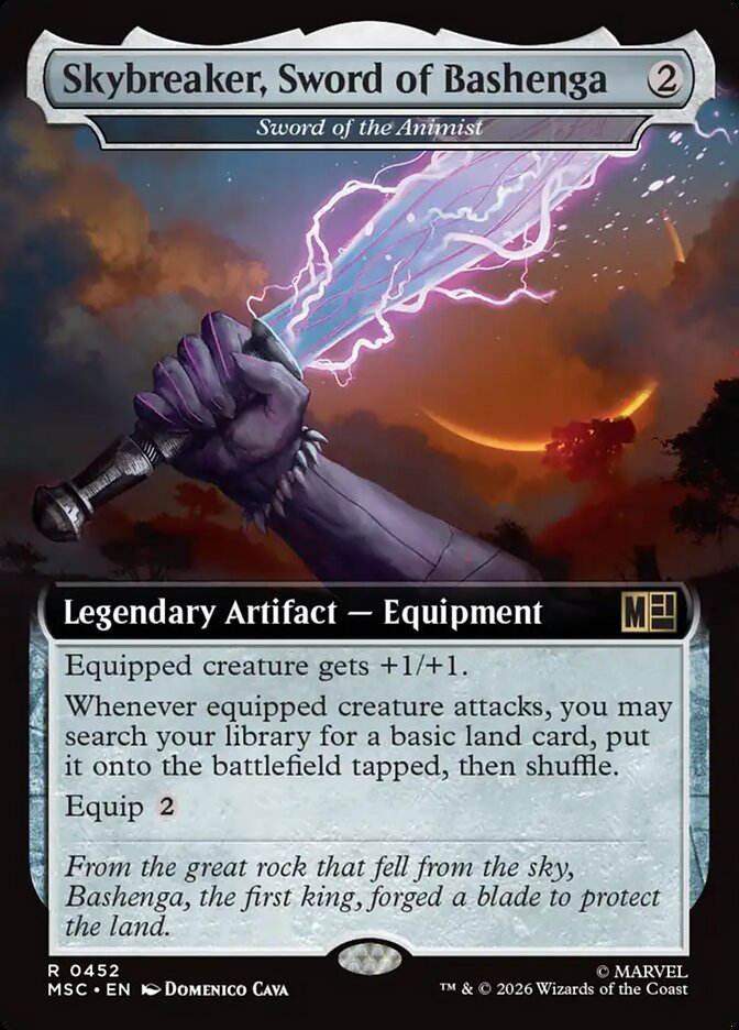 Skybreaker, Sword of Bashenga - Sword of the Animist (452) - Marvel Super Heroes Commander (MSC)
