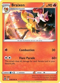 Braixen (26) - SWSH12: Silver Tempest (SWSH12)