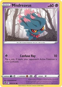 Misdreavus (63) - SWSH12: Silver Tempest (SWSH12)
