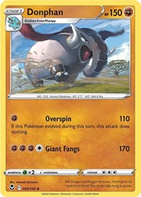 Donphan (92) - SWSH12: Silver Tempest (SWSH12)
