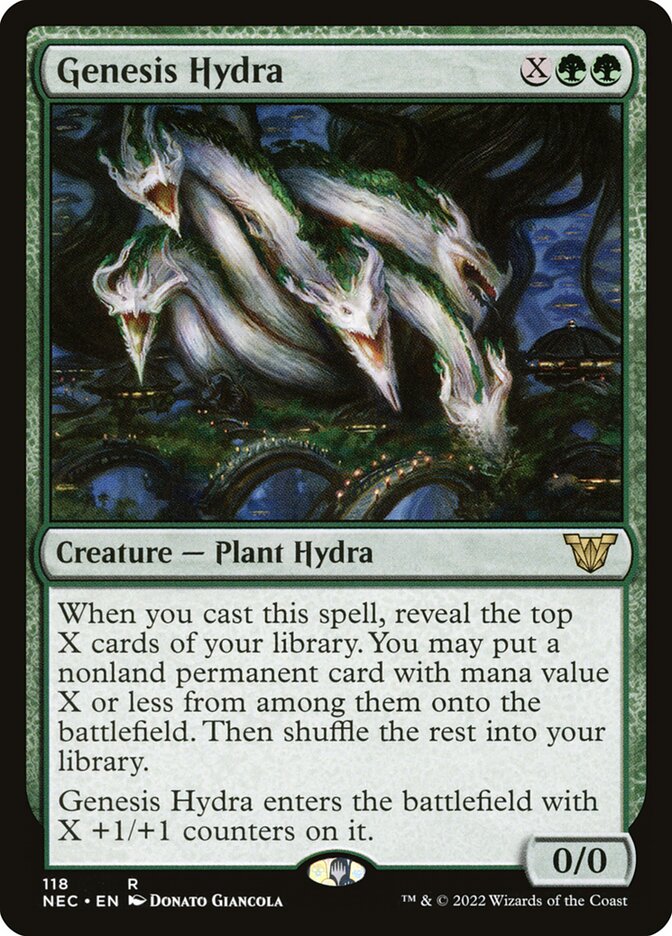 Genesis Hydra (118) - Neon Dynasty Commander (NEC)