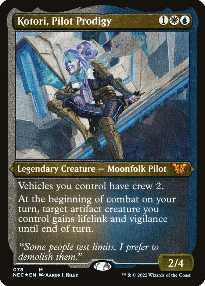 Kotori, Pilot Prodigy (78) - Neon Dynasty Commander (NEC)