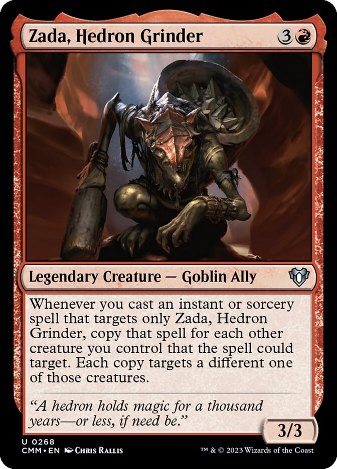Zada, Hedron Grinder (268) - Commander Masters (CMM)