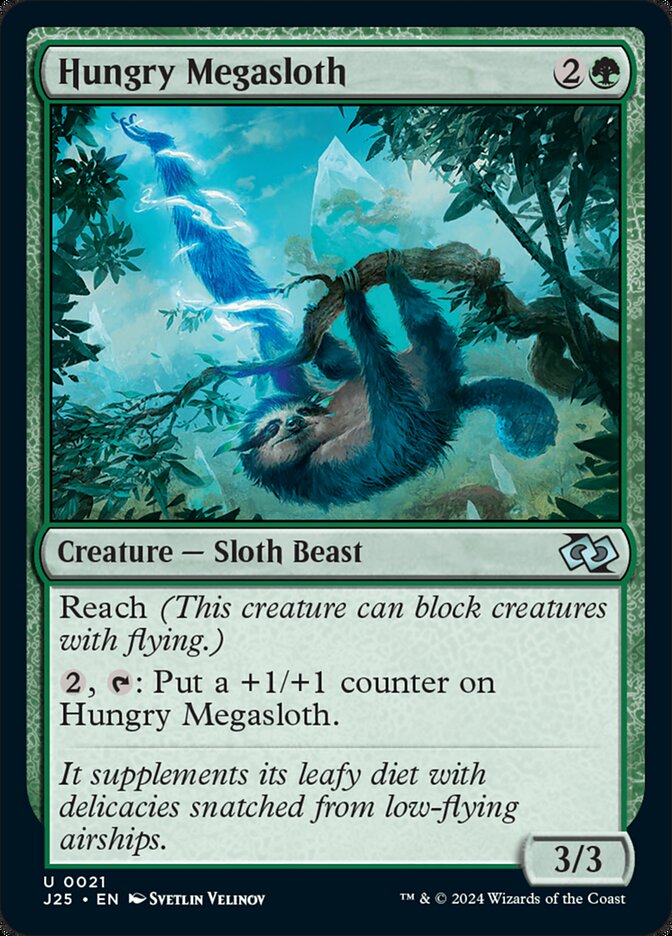 Hungry Megasloth (21) - Foundations Jumpstart (J25)