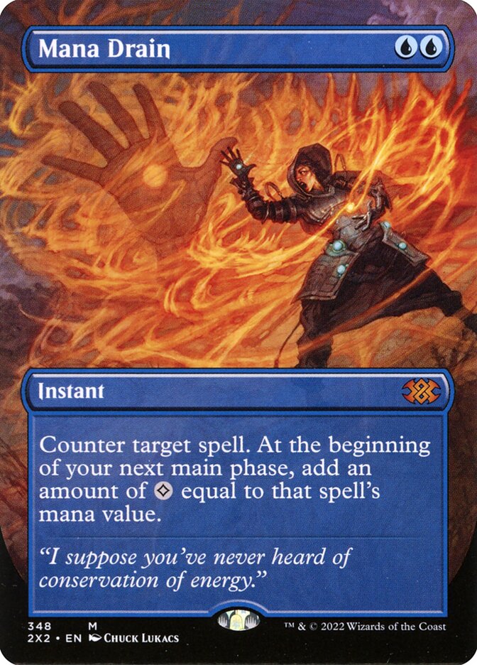 Mana Drain (348) - Double Masters 2022 (2X2)