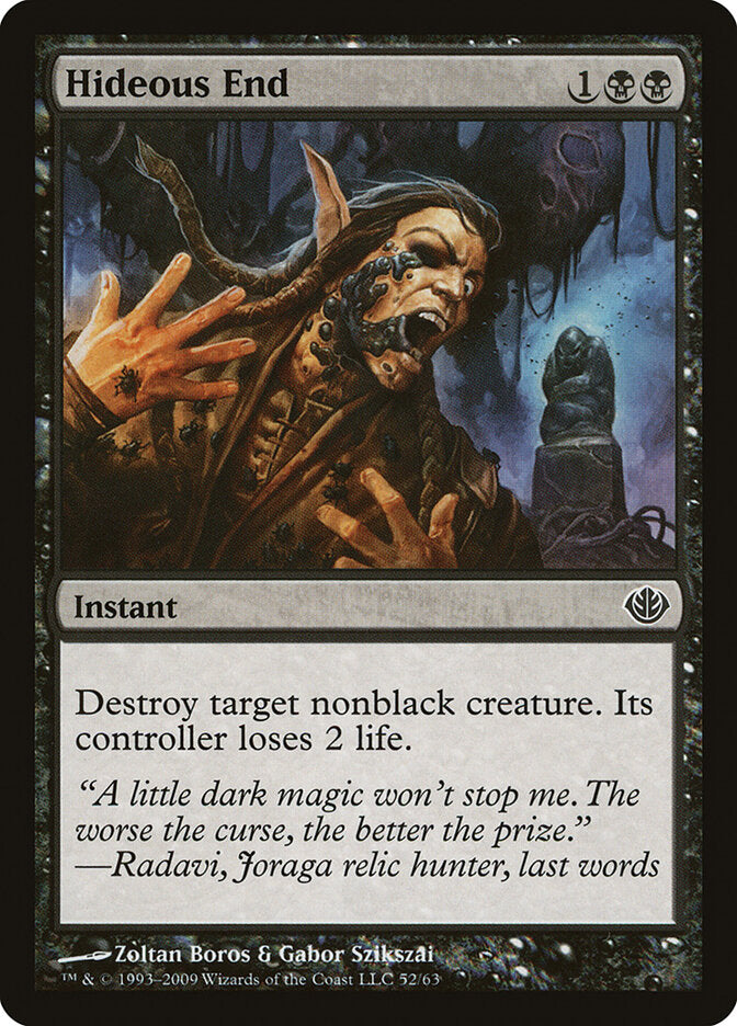 Hideous End (52) - Duel Decks: Garruk vs. Liliana (DDD)