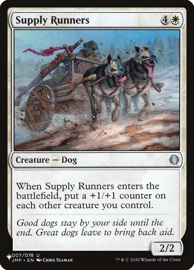 Supply Runners (JMP-7) - The List (PLST)