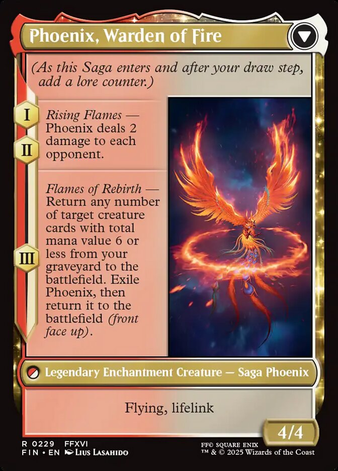 Joshua, Phoenix's Dominant // Phoenix, Warden of Fire (229) - Final Fantasy (FIN)