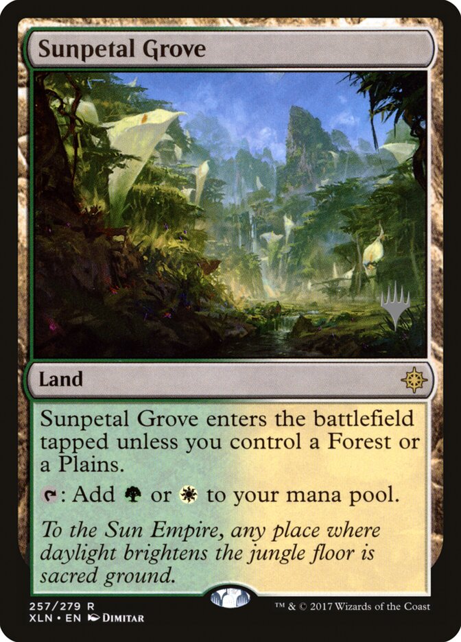 Sunpetal Grove (257p) - Ixalan Promos (PXLN)