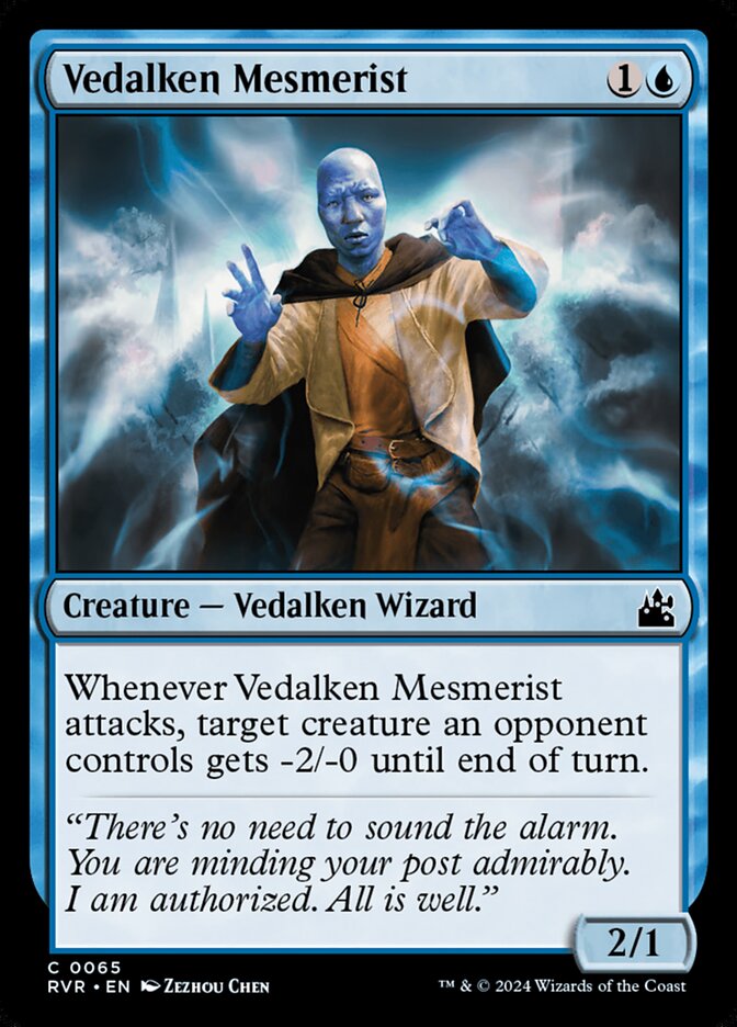 Vedalken Mesmerist (65) - Ravnica Remastered (RVR)