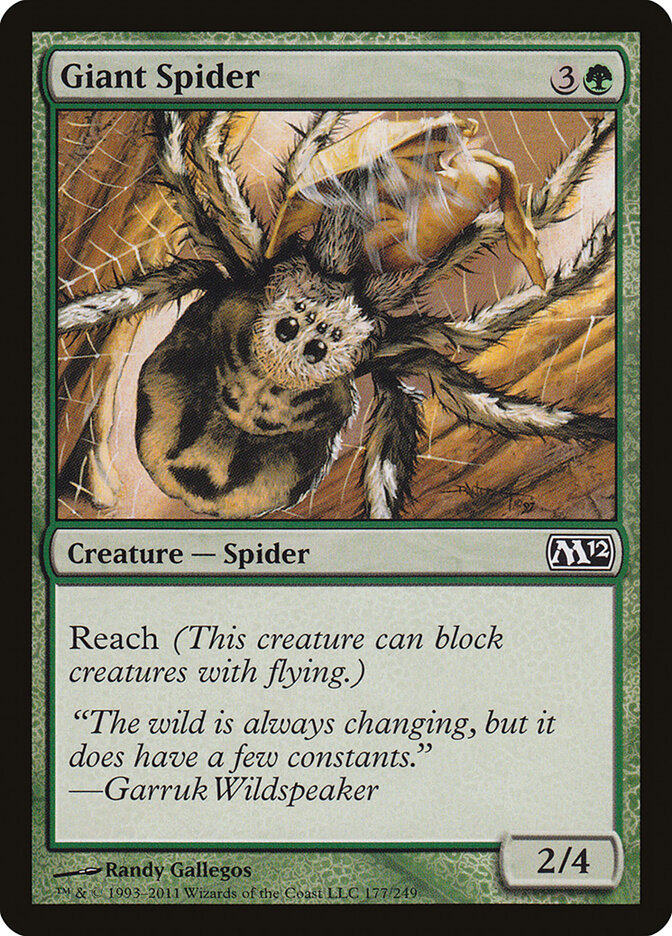 Giant Spider (177) - Magic 2012 (M12)