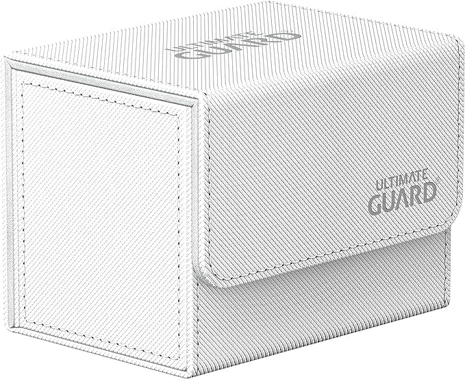 80+ Sidewinder Deck Box by Ultimate Guard - White