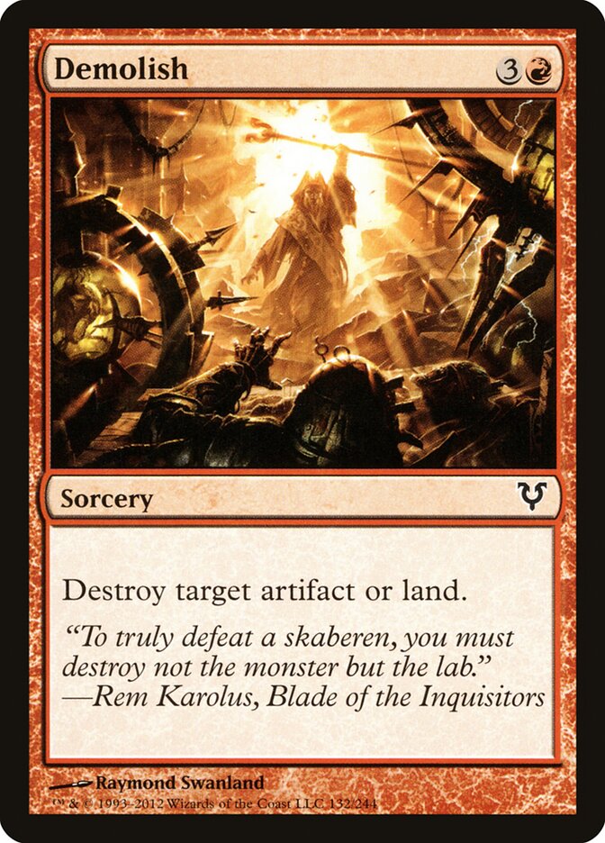 Demolish (132) - Avacyn Restored (AVR)