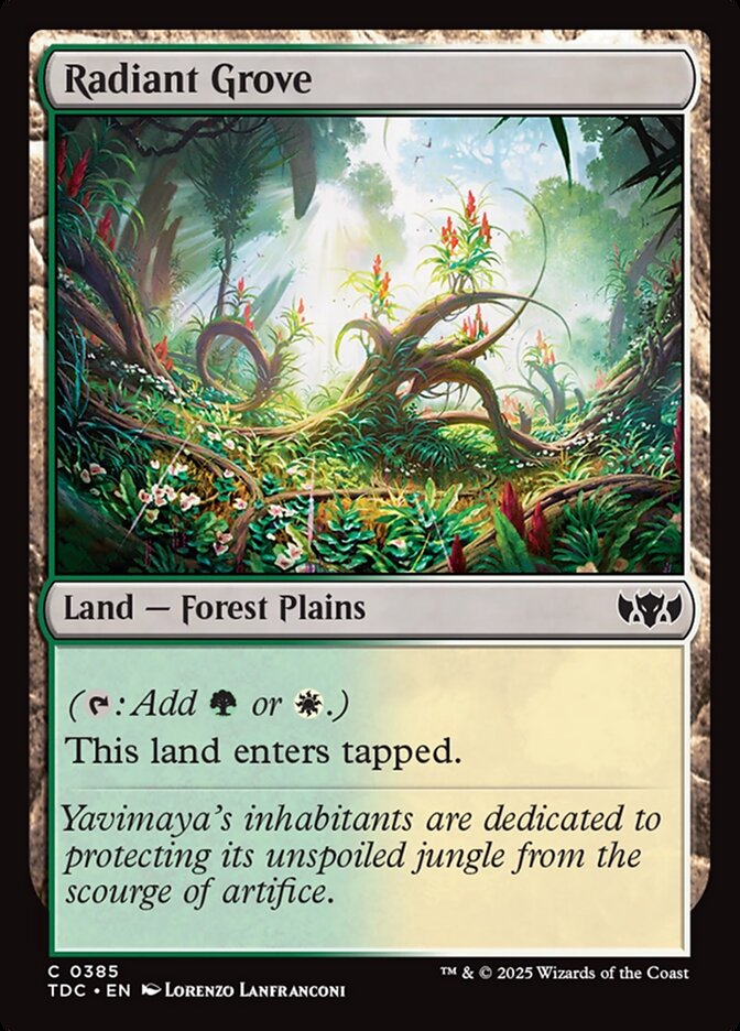 Radiant Grove (385) - Tarkir: Dragonstorm Commander (TDC)