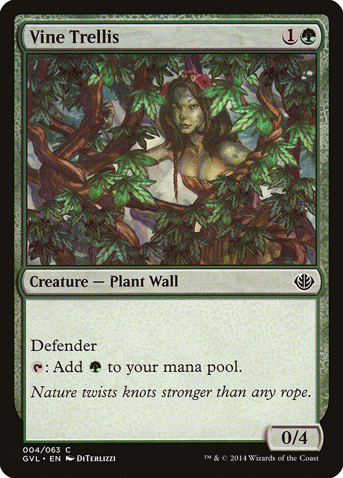 Vine Trellis (4) - Duel Decks Anthology: Garruk vs. Liliana (GVL)