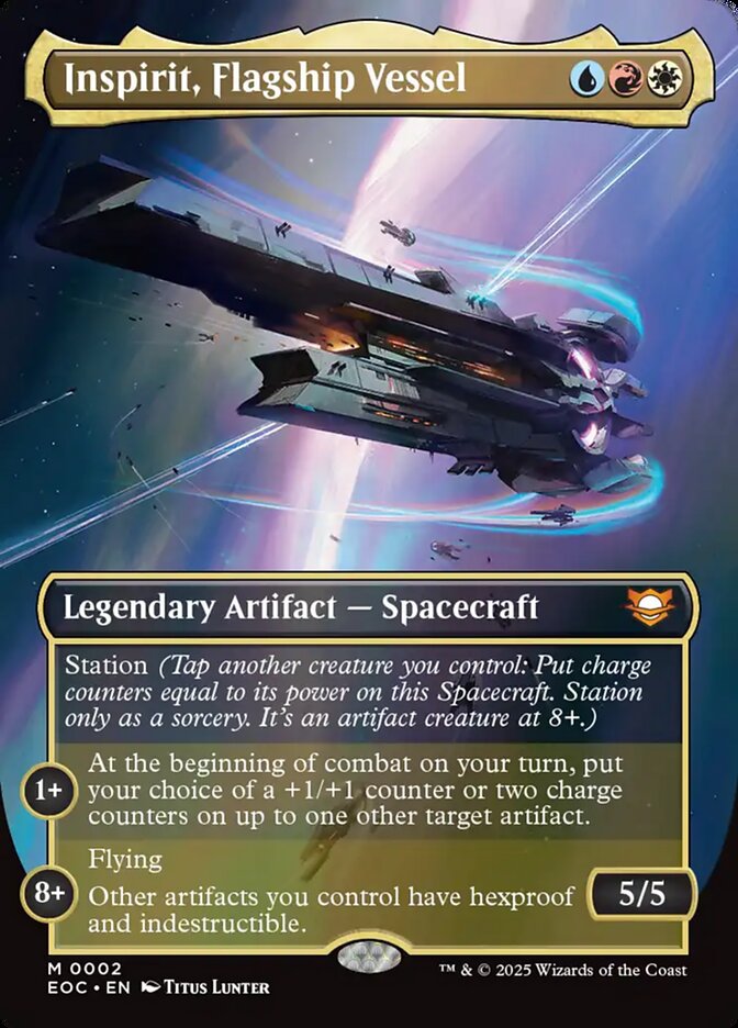 Inspirit, Flagship Vessel (2) - Edge of Eternities Commander (EOC)