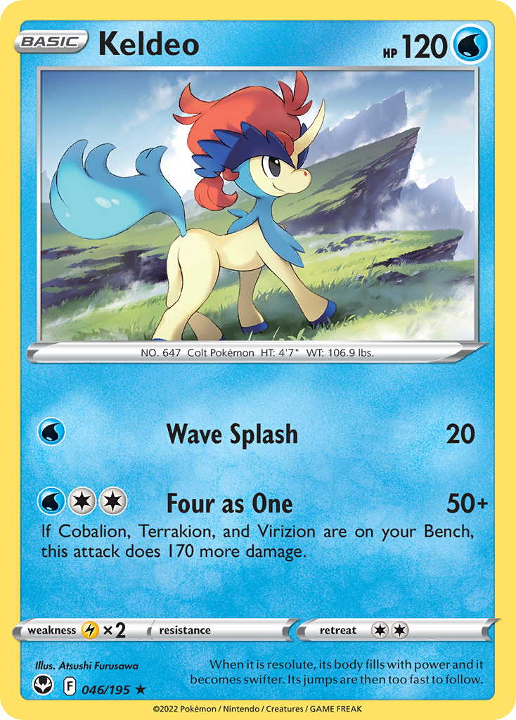 Keldeo (46/195) - Silver Tempest (SIT)