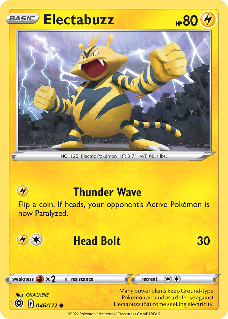 Electabuzz (46/172) - Brilliant Stars (BRS)
