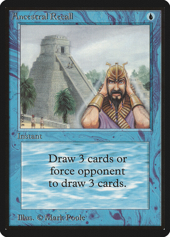 Ancestral Recall (48) - Limited Edition Beta (LEB)